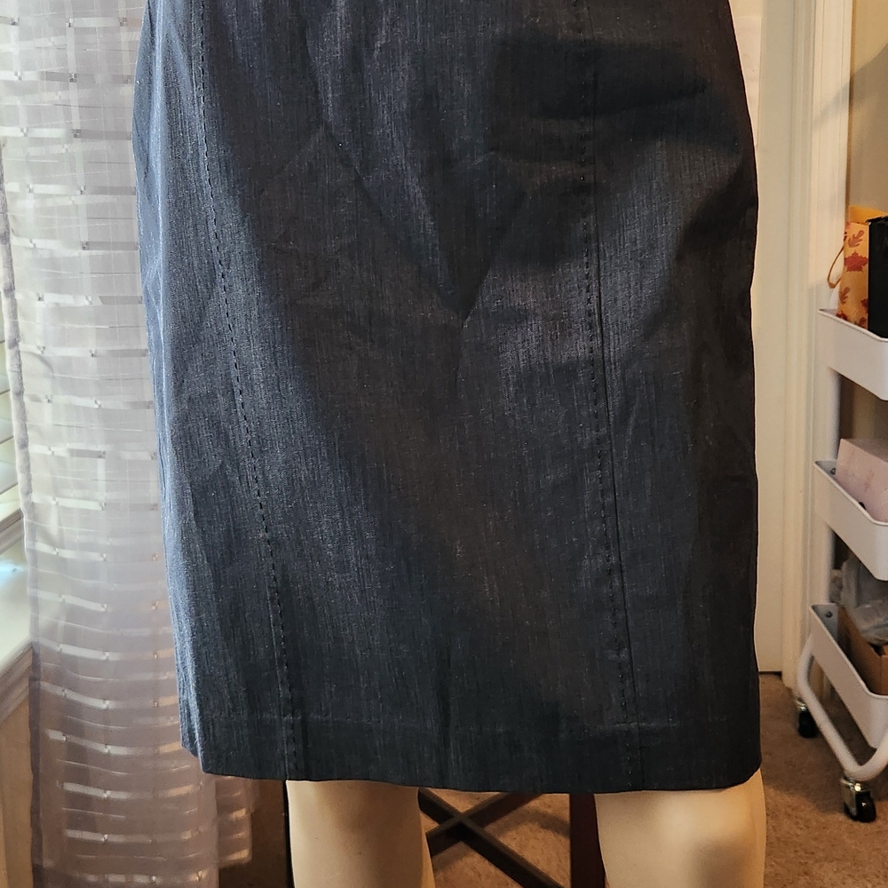 LOFT Dark Blue Pencil Skirt